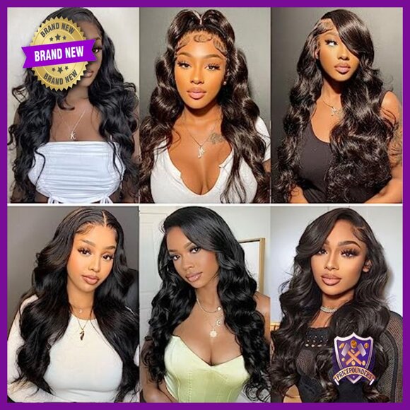 Body Wave Lace Front Wig 24 Inch Brazilian Human Hair Glueless